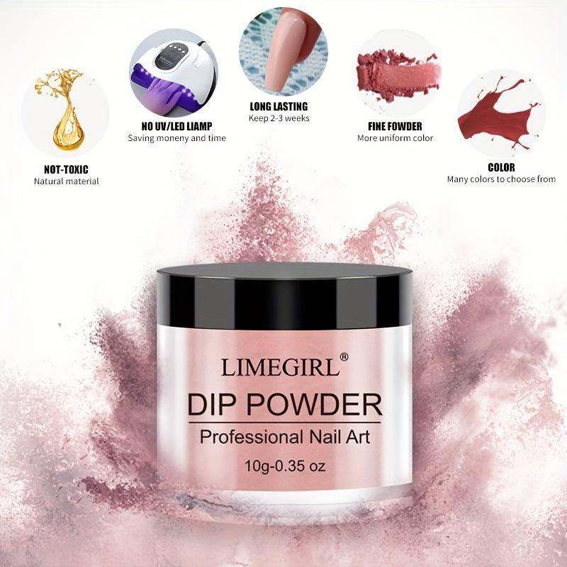 Dip Powder Starter Kit 8 Colors Pink Purple Acrylic Dipping
