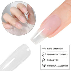 Poly Gel Nail Tips Extension Crystal Extender Nail Beauty Art