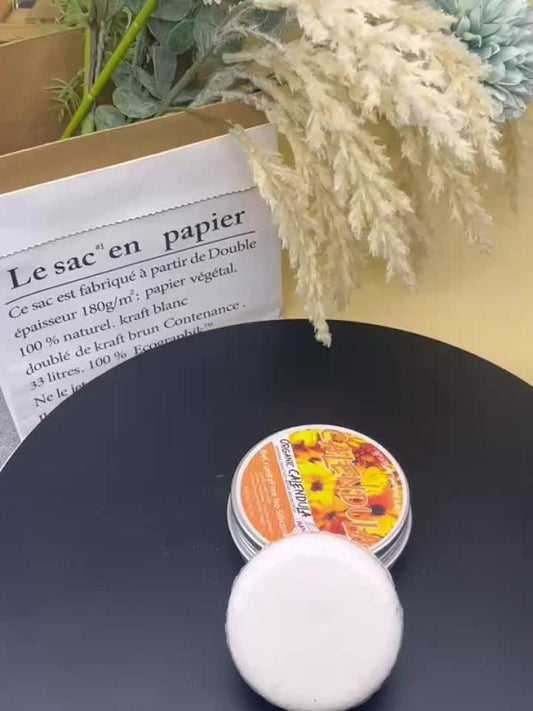 Organic Calendula Soap Shampoo - Gentle Moisturizing Soap