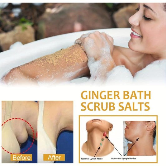 Organic Ginger Lymphatic Detox Body Scrubs