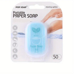 Disposable Soap Paper Travel Hand Bath Clean Scented Slice Sheets