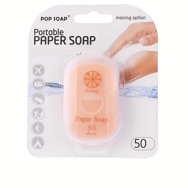 Disposable Soap Paper Travel Hand Bath Clean Scented Slice Sheets
