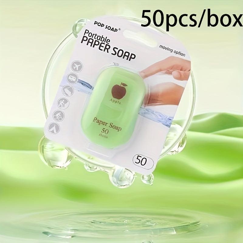 Disposable Soap Paper Travel Hand Bath Clean Scented Slice Sheets