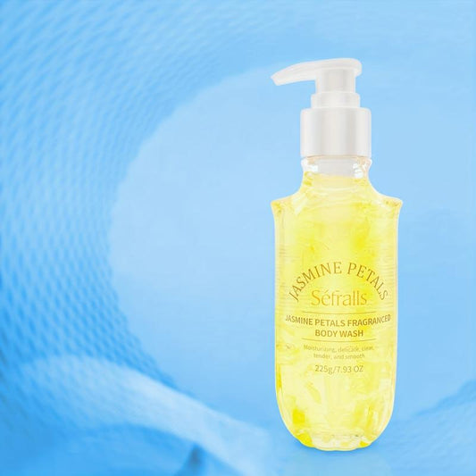 225g Jasmine Petal Scented Shower Gel - Refreshing Moisturizing