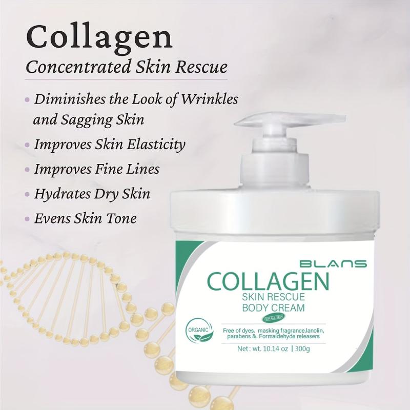 Collagen Moisturizer Lotion & Face Cream - Dry Skin Rescue