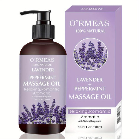 Relaxing Massage Oil with Lavender & Peppermint - Joint Pain Relief