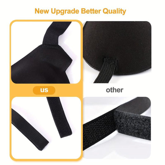 2pcs 3D Blackout Right Eye Mask Breathable Sleep Eye Mask Without Pressure