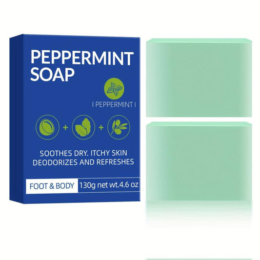 Peppermint Pampering Body Soap Deodorant 130g