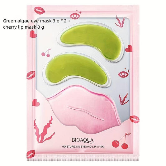 Seaweed Eye Mask And Lip Film Combo Moisturizing Dark Circles Bags