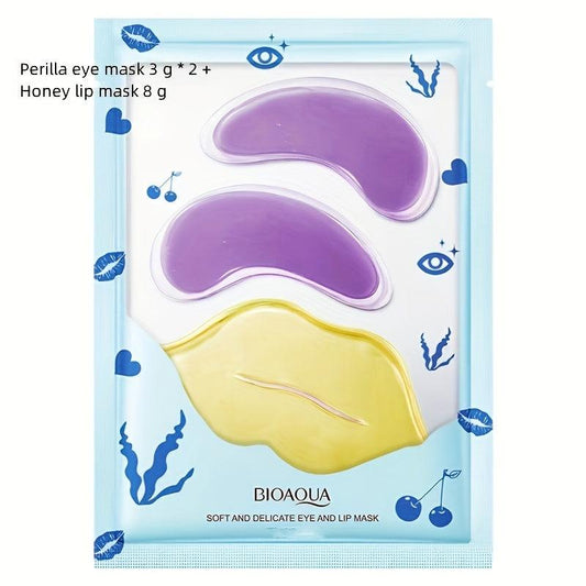 Seaweed Eye Mask And Lip Film Combo Moisturizing Dark Circles Bags