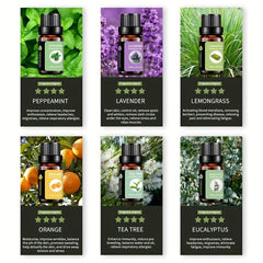 6 pcs Organic Essential Oils Gift Set Aromatherapy Kit Easter