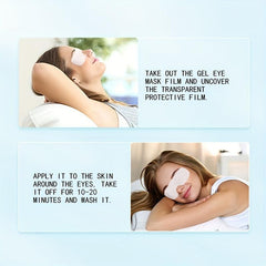6 Pcs Hydrogel Eye Mask Film Pack Relieve Eye Skin Hydrogel Gel Eye Mask Sticker
