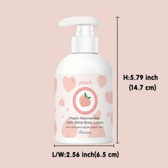 Niacinamide Peach Body Lotion 10.58oz Moisturizer