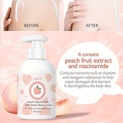 Niacinamide Peach Body Lotion 10.58oz Moisturizer