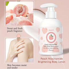 Niacinamide Peach Body Lotion 10.58oz Moisturizer