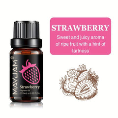 Strawberry Fragrance Essential Oil 10ml for Diffusers Humidifier Aromatherapy