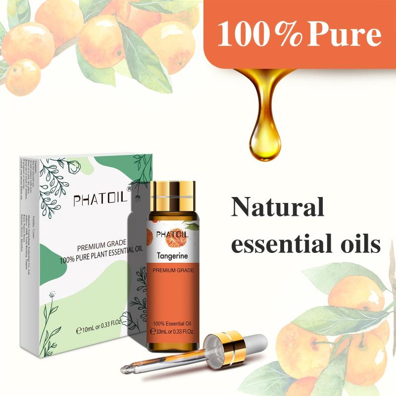 Tangerine Essential Oil 10ml Aromatherapy Diffusers Humidifiers Skin Care