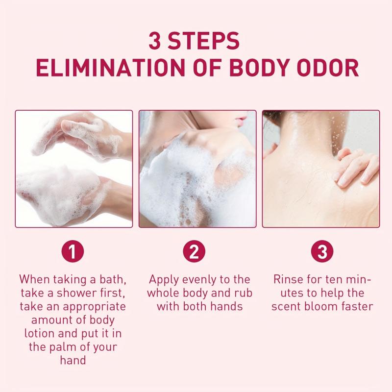 Rose Shower Gel Body Odor Cleanser Moisturizing Skin Hydrating
