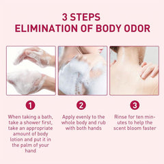 Rose Shower Gel Body Odor Cleanser Moisturizing Skin Hydrating