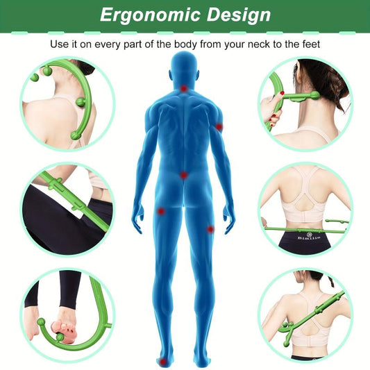 Massage Trigger Point Cane Body Deep Tissue Handheld Massager