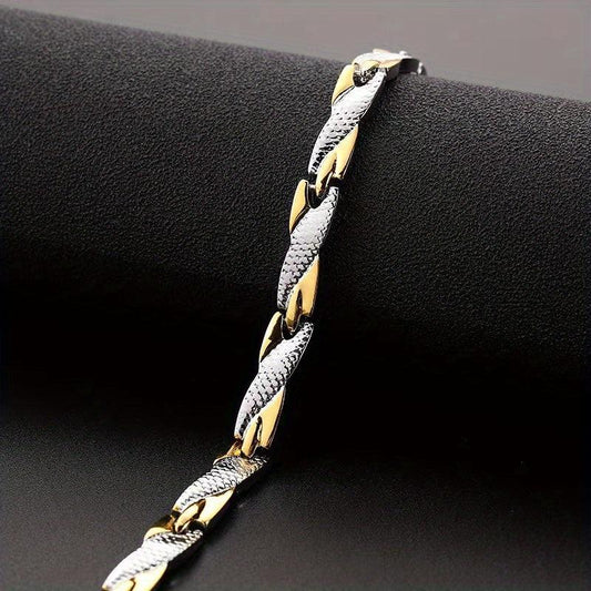 Magnetic Snake Pattern Sports Bracelet Colorful Dot Decoration Jewelry