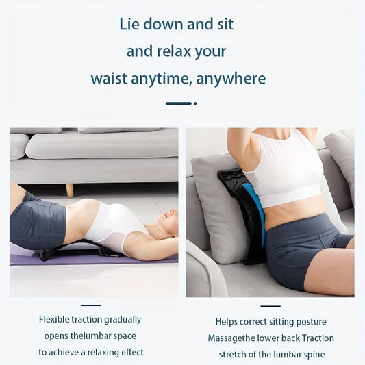 Lumbar Back Muscle Relaxation Device Back Massager & Posture Corrector