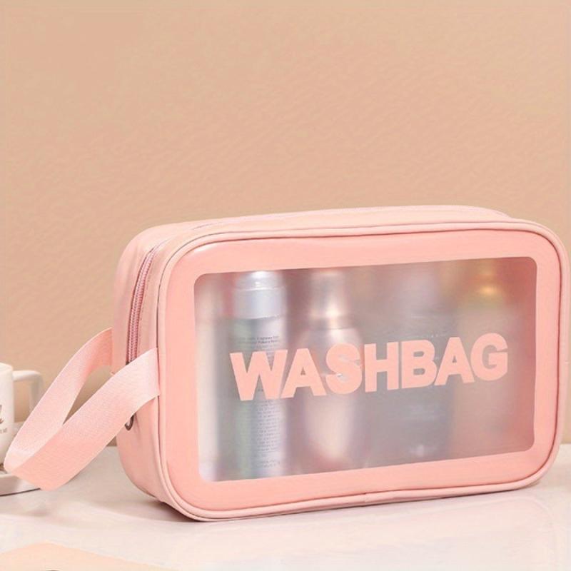 Large Capacity Matte Toiletry Bag w/ Handle