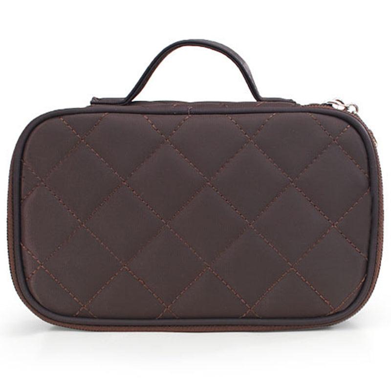 Double Layer Cosmetic Bags Makeup Bag Women Travel Organizer