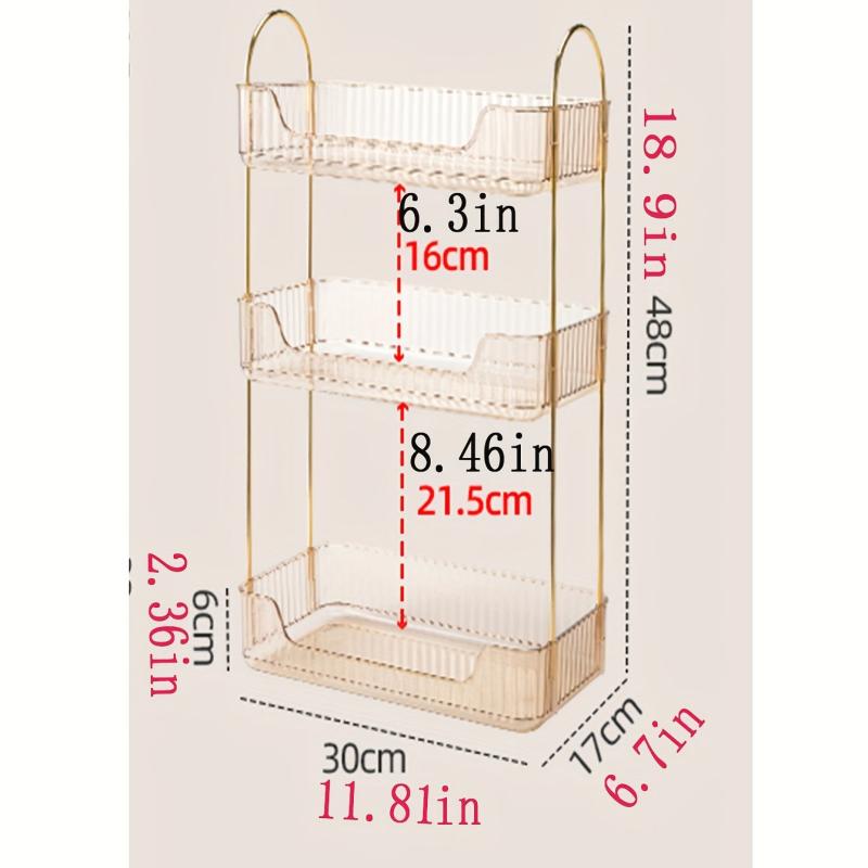 Stylish Bathroom Counter Organizer with Coffee Station Cosmetic Holder