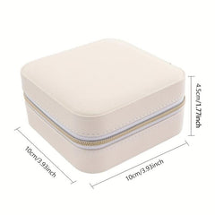 PU Jewelry Box 7 Colors Travel Organizer