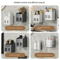Wall Mounted Cosmetic Storage Rack Bathroom Organizer Stand