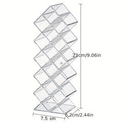 Fish Shape Lipstick Holder Organizer Clear 10 G