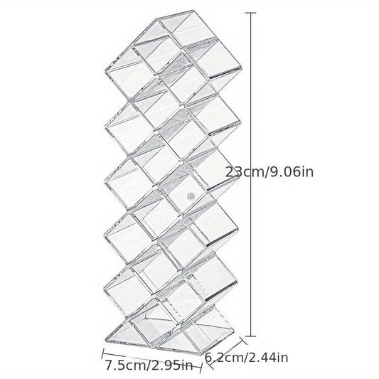 Fish Shape Lipstick Holder Organizer Clear 10 G