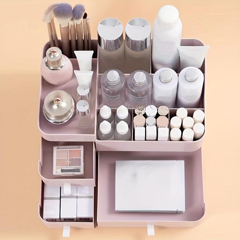 Large Makeup Organizer with Drawers for Vanity Desk