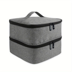 Double Layer Cosmetic Bag Nail Polish Essential Storage Makeup Organizer