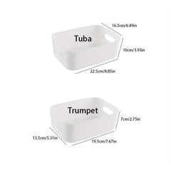 Plastic Storage Basket Minimalist Home Desktop Bathroom Supplies Box