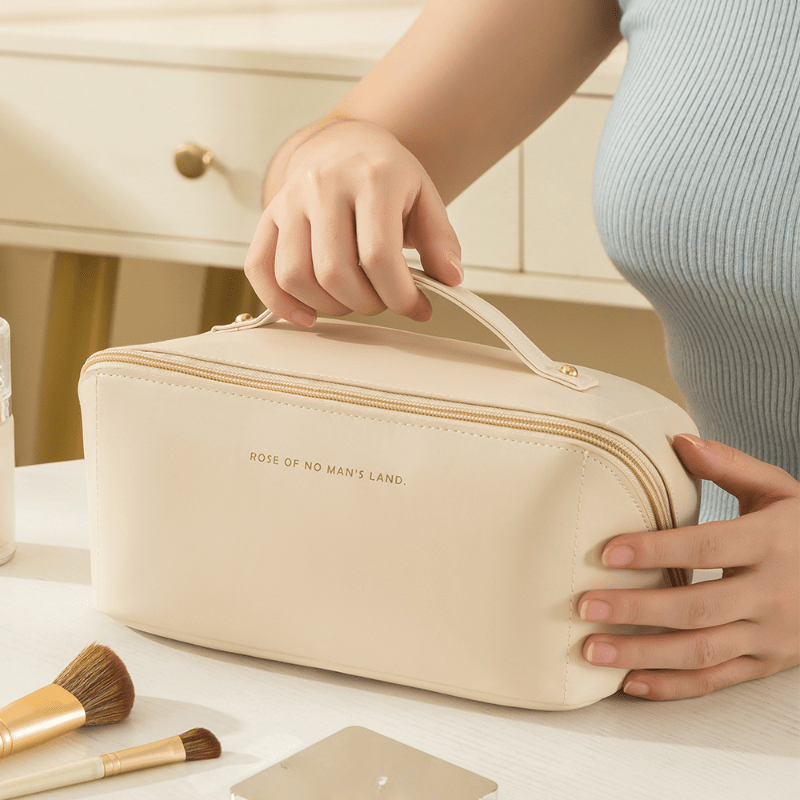 Large Capacity Travel Cosmetic Bag for Women Waterproof Makeup Bag