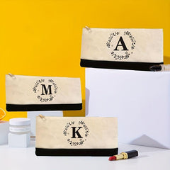 Monogram Cosmetic Bag - Elegant Personalized Makeup Pouch