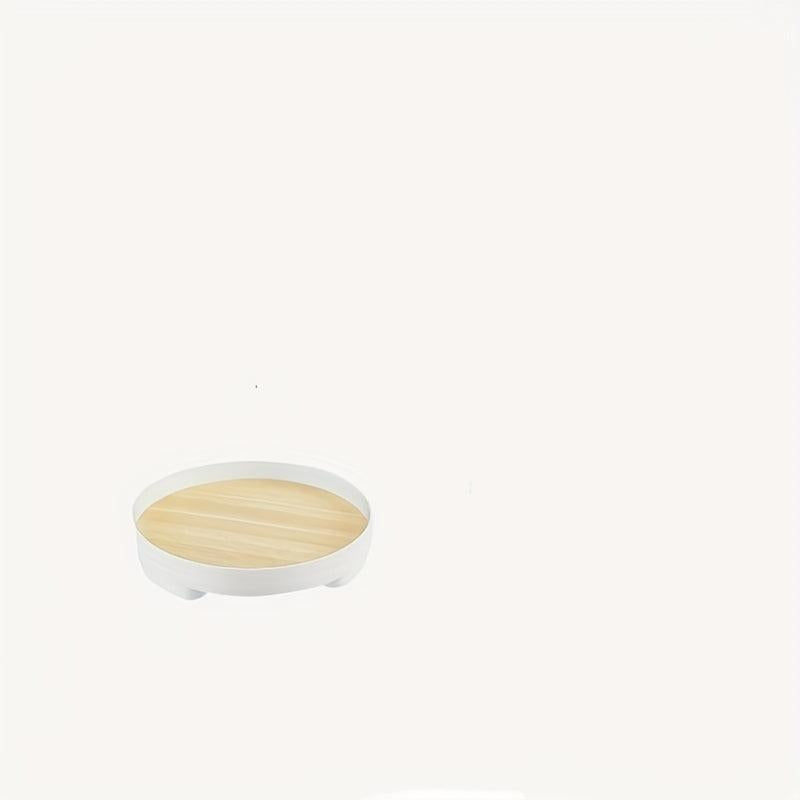 Modern Round Decorative Tray for Skincare and Perfume Storage