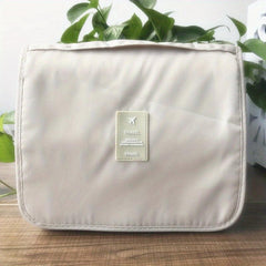 Waterproof Toiletry Organizer Bag with Hanging Hook