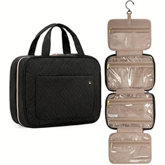 Travel Toiletry Bag with Hanging Hook Water Resistant Makeup Cosmetic Organizer