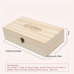 Essential Oil Storage Box 25 Grids Aromatherapy Organizer Nail Polish Fragrance