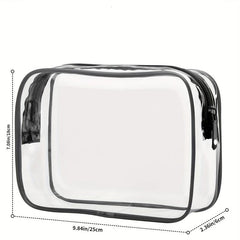 Waterproof Transparent PVC Outdoor Cosmetic Bag for Travel