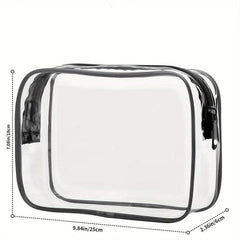 Waterproof Transparent PVC Outdoor Cosmetic Bag for Travel