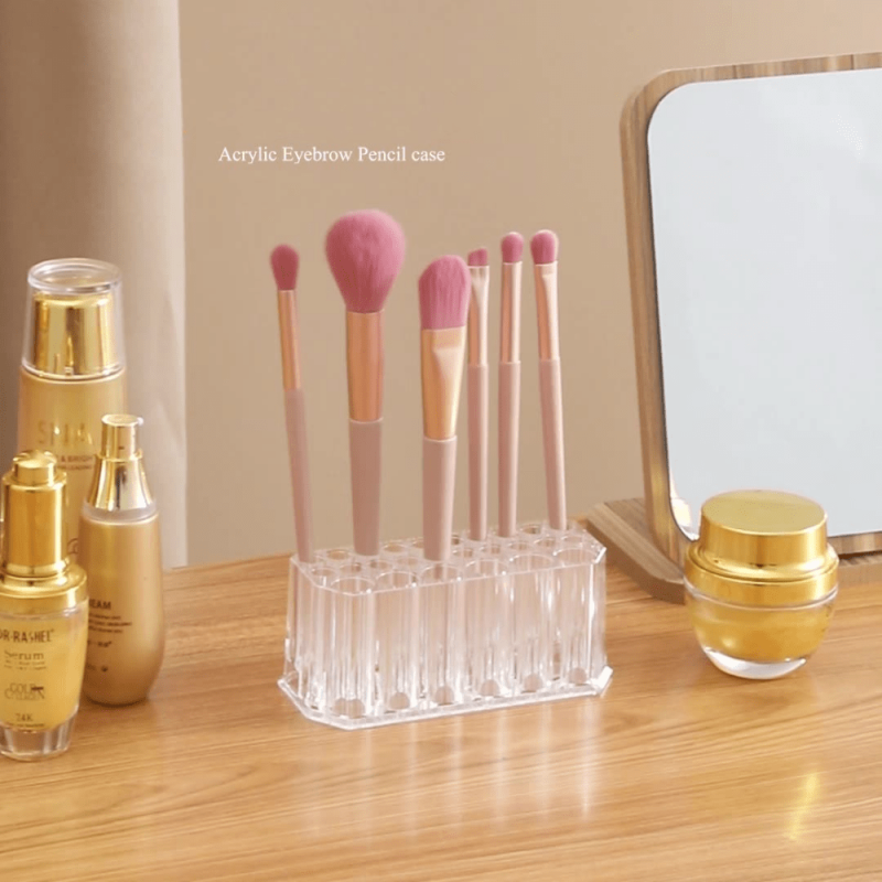Clear Space Acrylic Makeup and Nail Art Tool Organizer for Beauty Kit Tools