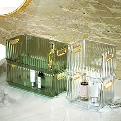Stackable Desktop Storage Box Acrylic Makeup Organizer Perfume Display Rack