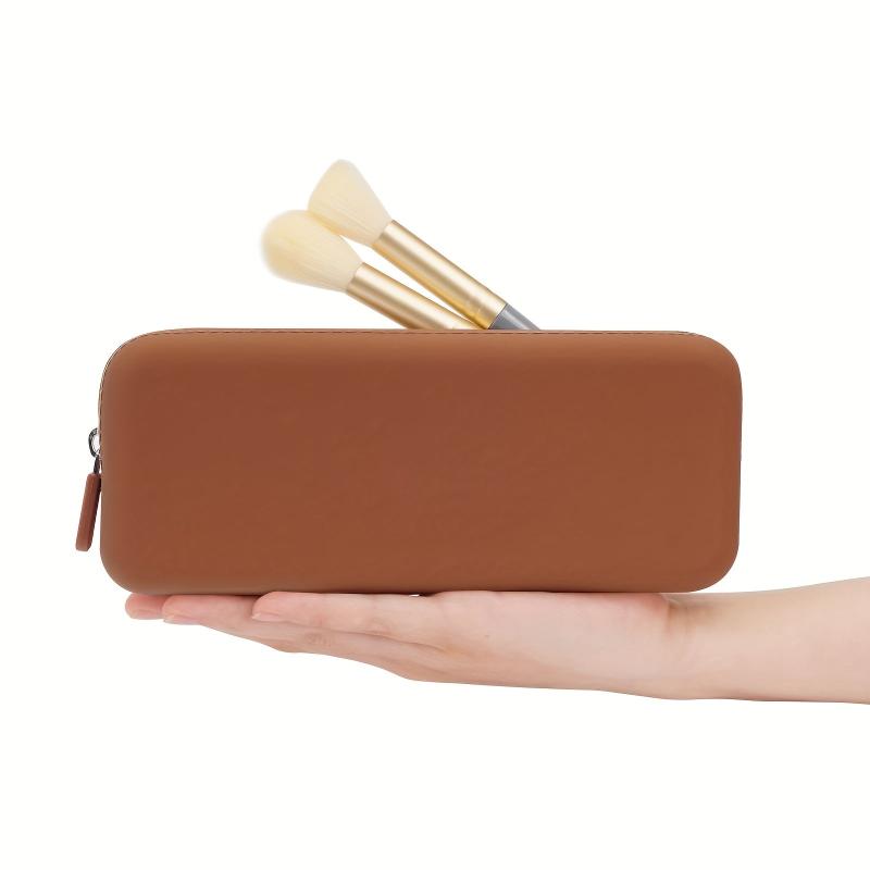Travel Makeup Brush Holder Silicone Makeup Bag BPA-Free