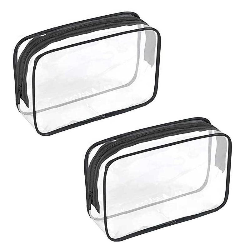 Portable Travel Makeup Bag Zipper Waterproof Cosmetic Organizer Case