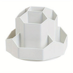 360 Rotating Cosmetic Organizer Box Makeup Brush Case Holder Lipstick Holder