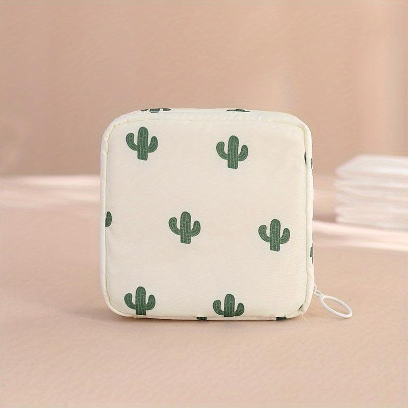 Women Tampon Storage Bag Sanitary Pad Pouch Napkin Cosmetic Organizer